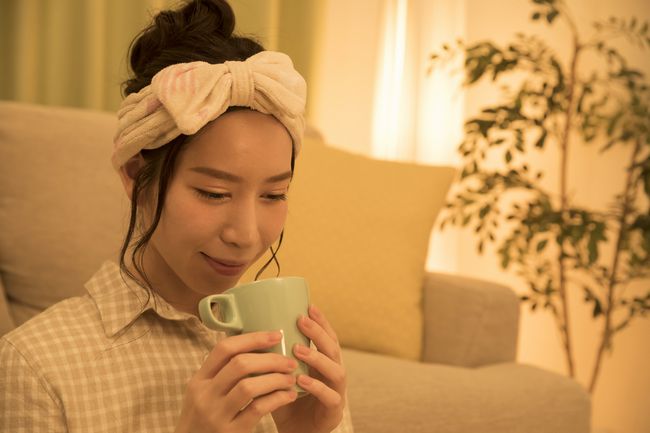 アロマや温かい飲み物などもおすすめ